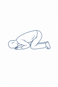 Prostration position (Sujud) in Salat