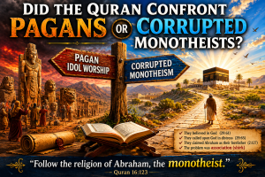 Quran's challenge to monotheists vs idol worshippers